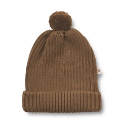 Wheat beanie Alphie - Green bark